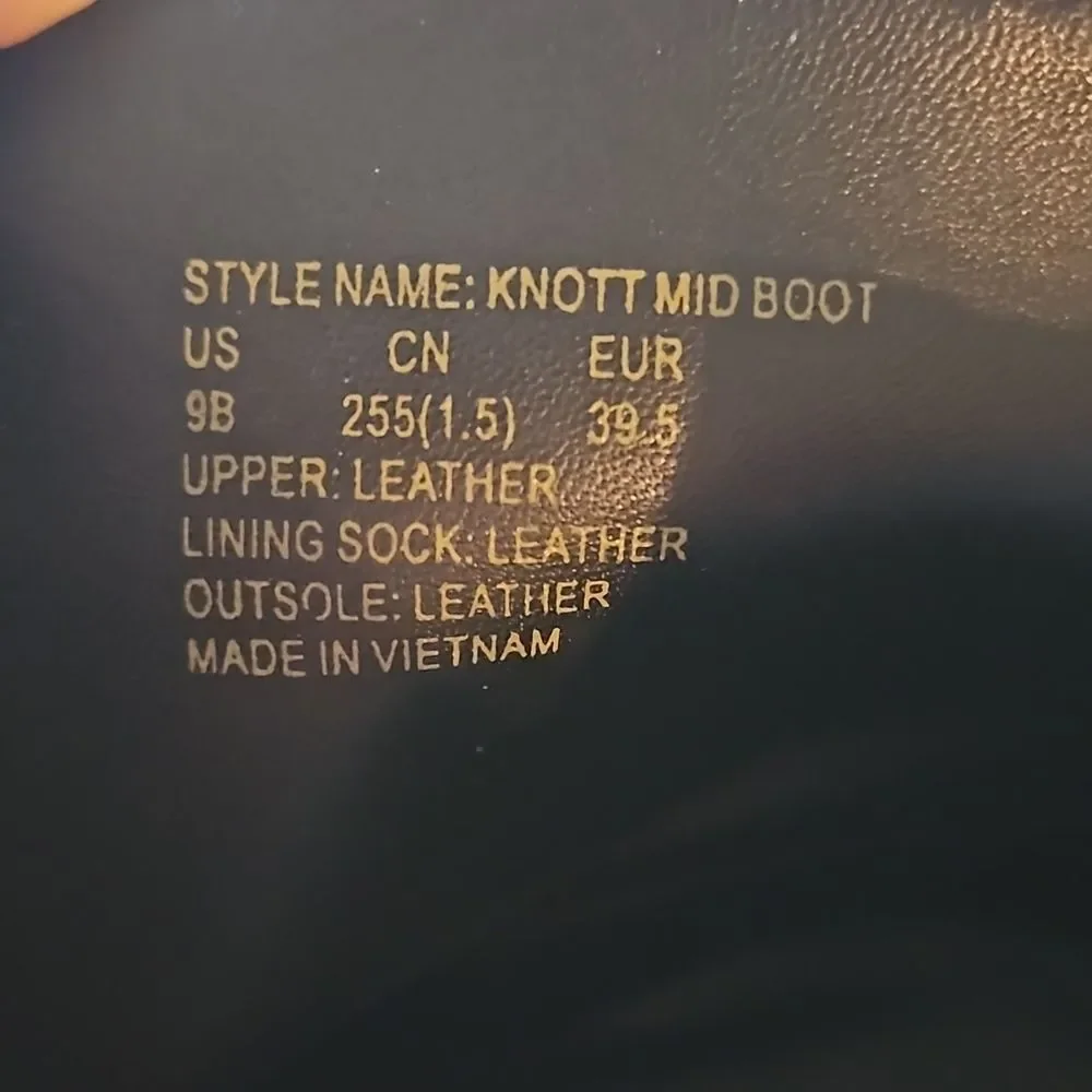 Tan Kate Spade Knott Mid Boot - 9